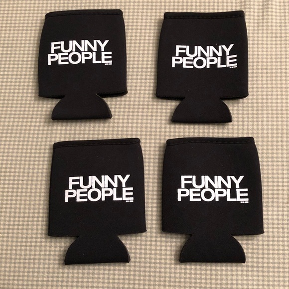 FUNNY PEOPLE ORIGINAL 2009 MOVIE MEMORABILIA CAN COOLER SLEEVES 4-PK - #350 - Picture 1 of 7